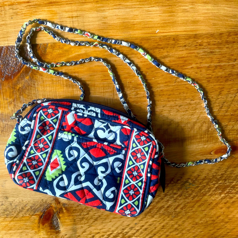 Vera Bradley Crossbody Chain Strap Bag in Sun Valley